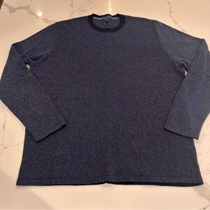 Zachary Prell Blue Crew Neck Sweater Mens XL Preppy Golf Business Casual USA